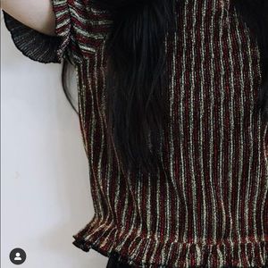 Dance & Marvel Sparkly Holiday Top